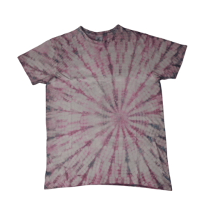 Mandala Bleach Tie Dye Tshirt in Rot/Rosa