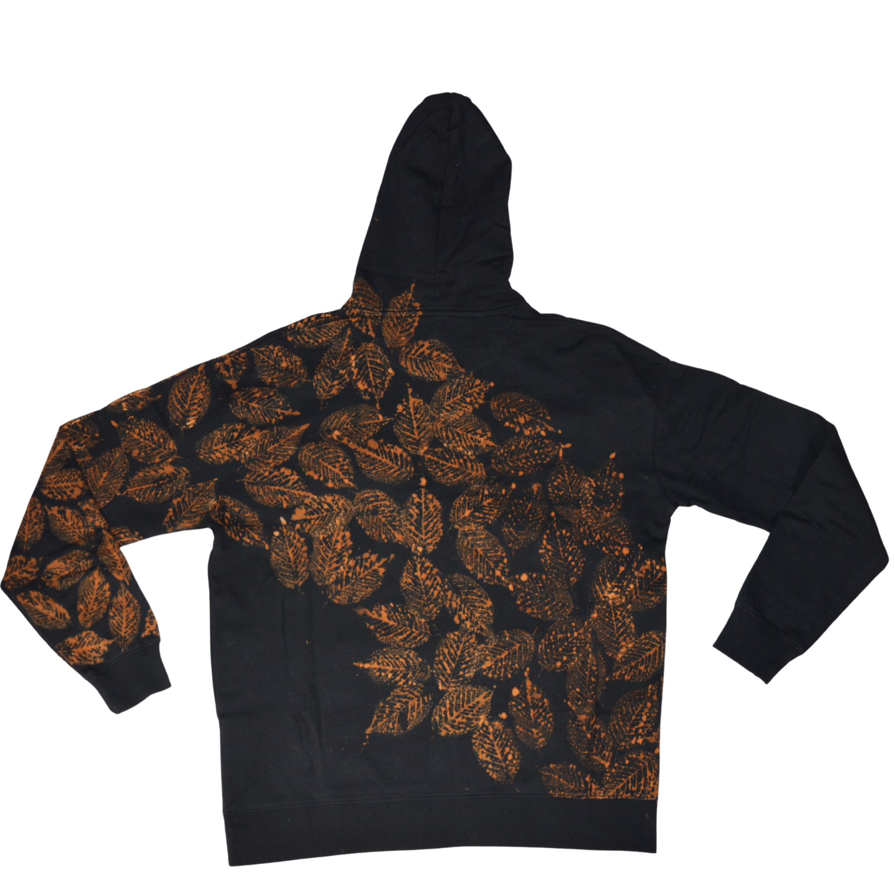 Handgemachter Kirschblätter Hoodie – Unikat, Größe L - Image 2